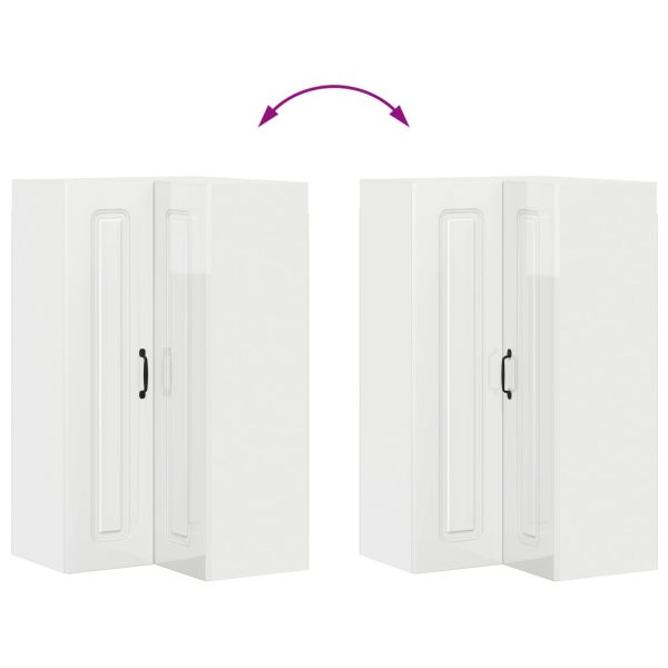 Кухненски шкаф Kalmar Лъскаво бяло 57 x 57 x 100 см