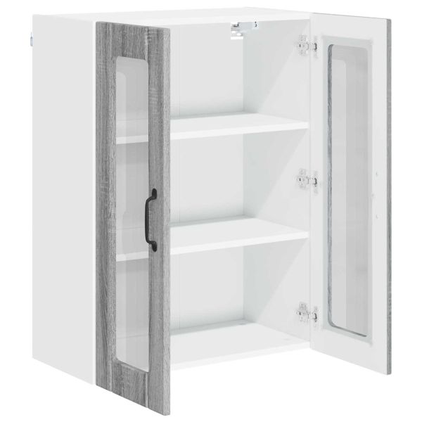 Кухненски шкаф Сив Сонома 60 x 31 x 80 см Инженерно дърво