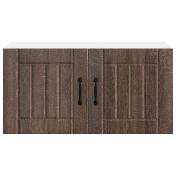 Кухненски шкаф Кафяв дъб 80 x 31 x 40 см Инженерно дърво