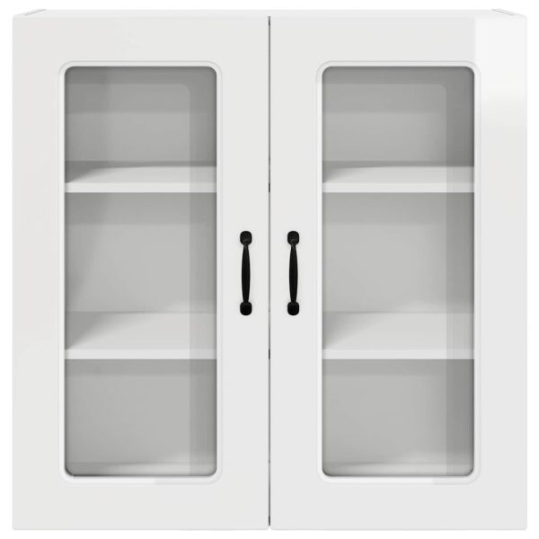 Кухненски шкаф Kalmar Лъскаво бяло 80 x 31 x 80 см