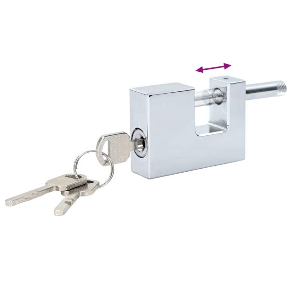 Катинар 2 pcs Сребрист 7,9 x 5 x 1,9 см Желязо