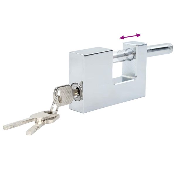 Катинар 2 pcs Сребрист 7,8 x 2 x 5 см Желязо