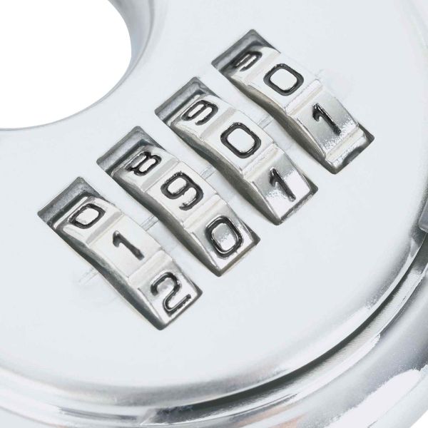 Заключващи катинари с ключове 6 pcs Сребрист 7 x 2.3 x 7 см