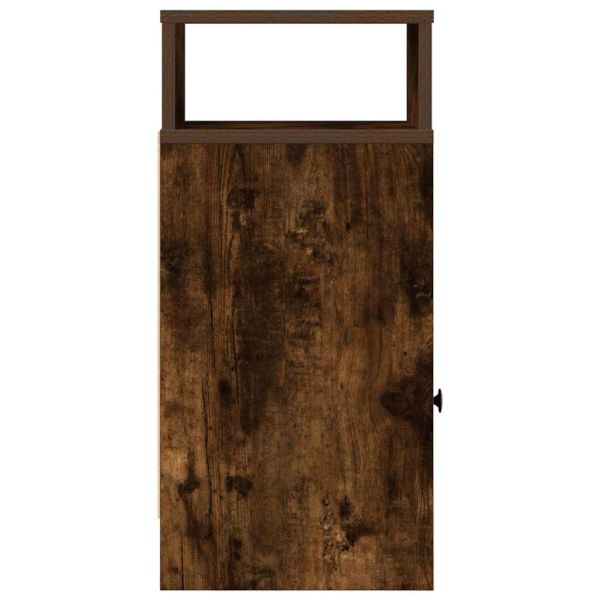 Нощно шкафче с чекмедже, опушен дъб, 25x31x66 см