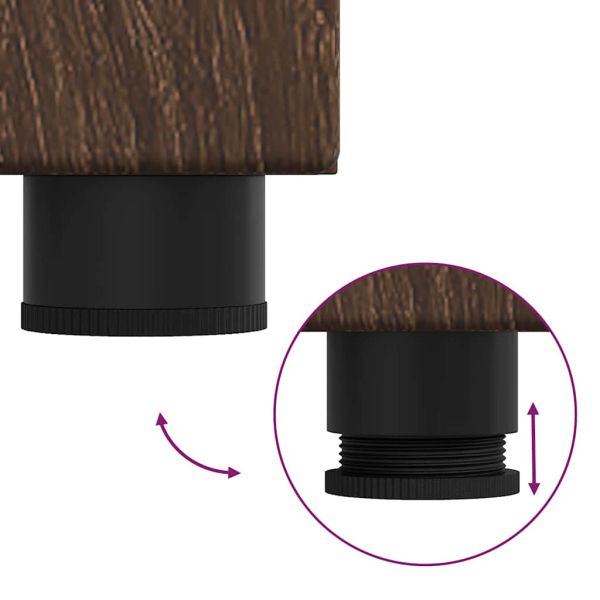 Служебен шкаф Кафяв дъб 55,5 x 29 x 100 см Инженерно дърво