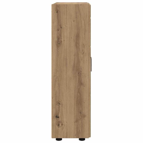Служебен шкаф с рафт Дъб 55,5 x 29 x 100 см Инженерно дърво