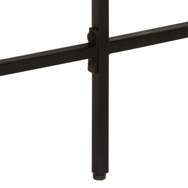 Бюро 165x110x77 см мангово дърво масив и желязо