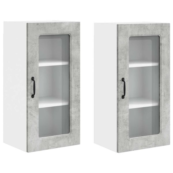 Кухненски шкаф Kalmar 2 pcs Циментено сиво 40 x 31 x 80 см