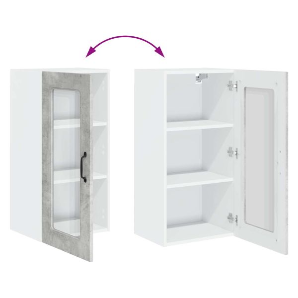 Кухненски шкаф Kalmar 2 pcs Циментено сиво 40 x 31 x 80 см