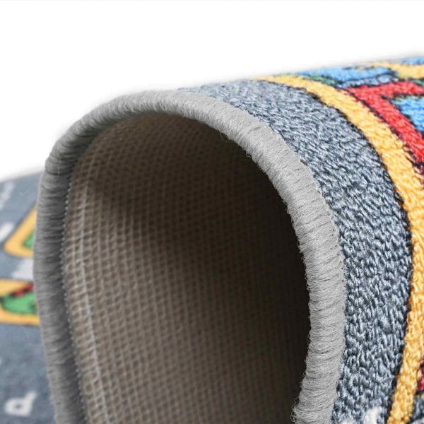 Подложка за игра Сив 200 x 90 см текстил