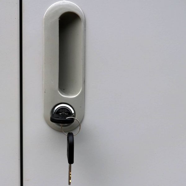 Шкаф за заключване Сив 45 x 90 x 180 см