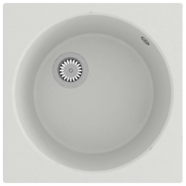 Кухненска мивка Бяло 48 x 48 x 20.5 см Гранит