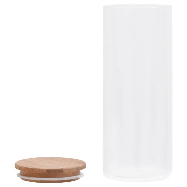 Стъклен буркан 10 pcs Прозрачен 8,5 x 8,5 x 21,5 см Стъкло