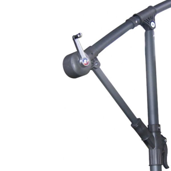 Окачен слънчев чадър Бяло