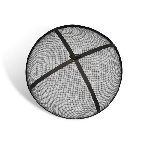 Огнен мащаб луна Черно 82 x 82 x 64 см Стомана