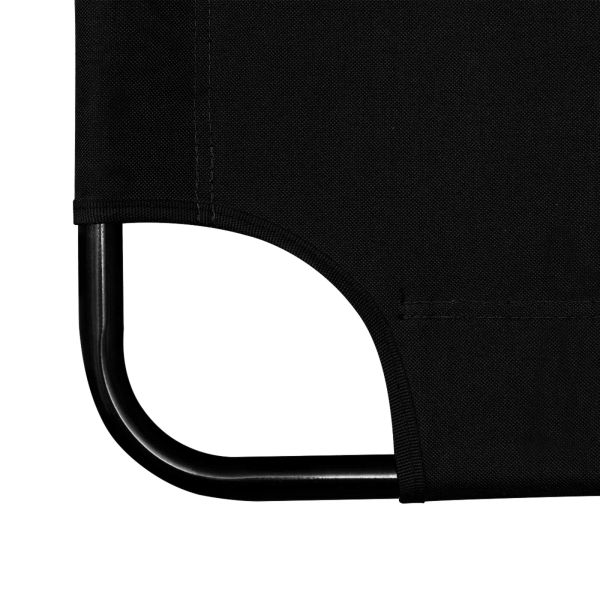 Градински стол Черно текстил