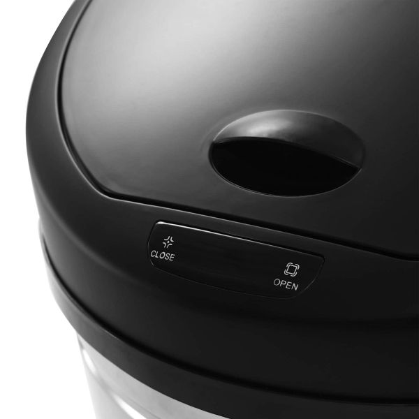 Кошчета за отпадъци Черно Неръждаема стомана