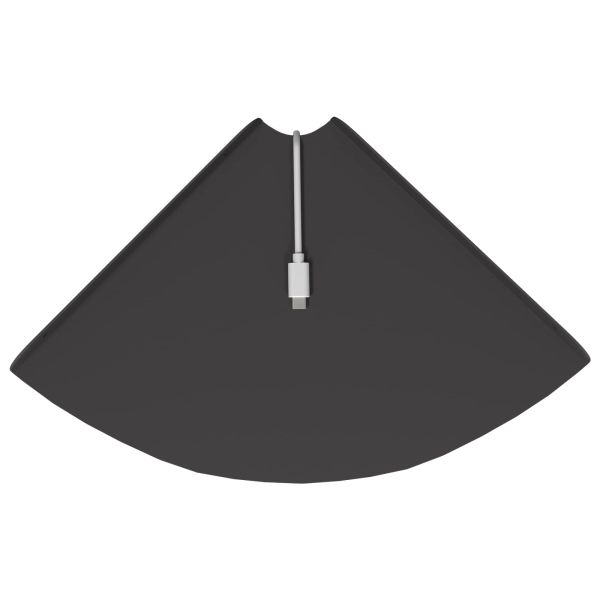 Стенен рафт с рафт със съхранение 2 pcs Черно 24 x 24 x 2 см