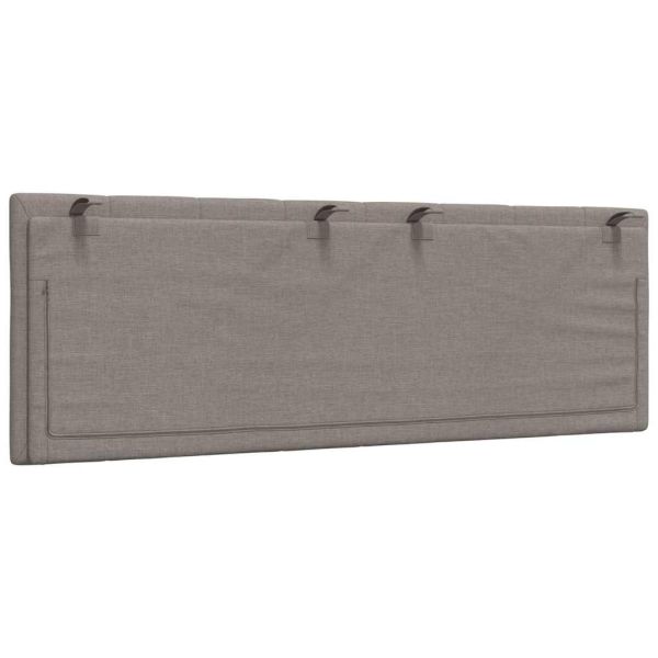 Мека табла за легло Hanko, таупе, 120 см, плат