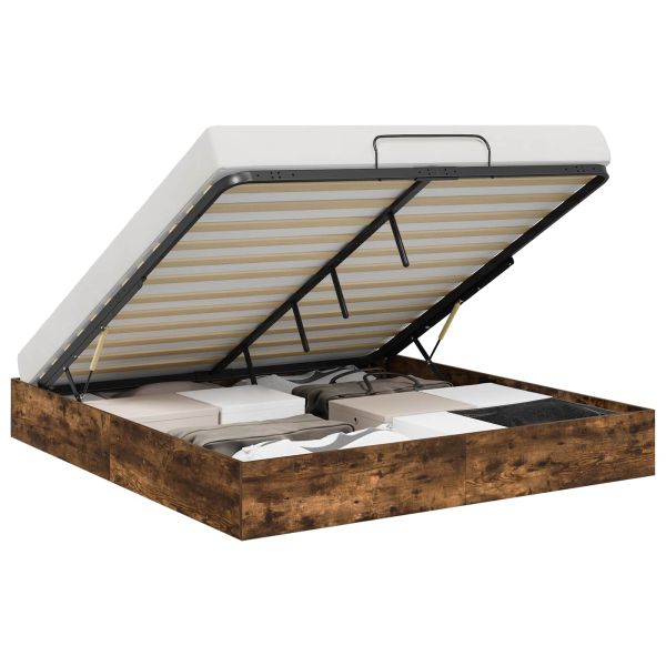 Отоманско легло със съхранение Димян дъб 193 x 120 x 25 см ПДЧ