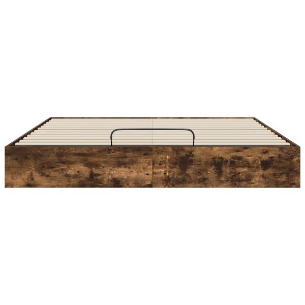 Отоманско легло със съхранение Димян дъб 193 x 120 x 25 см ПДЧ