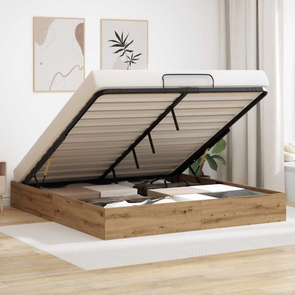 Отоманско легло Дъб Артизан 193 x 120 x 25 см ПДЧ