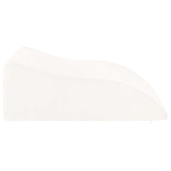 Постелка за крака Бяло 68 x 40 x 18 см