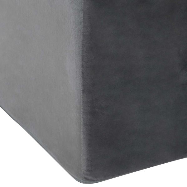 Постелка за крака Сив 68 x 40 x 18 см