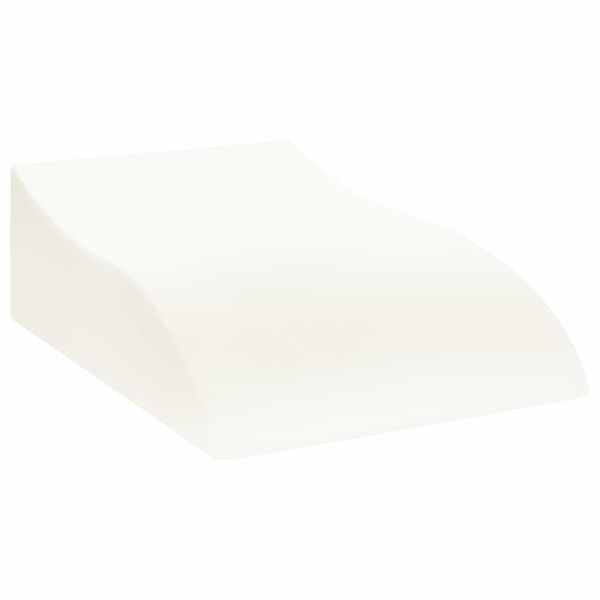 Постелка за крака Бяло 68 x 40 x 18 см