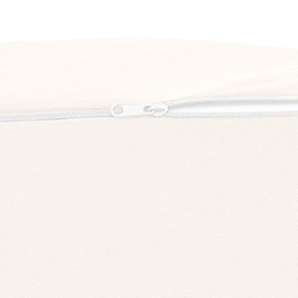 Постелка за крака Бяло 68 x 40 x 18 см