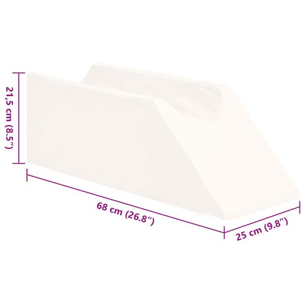 Долен възглавница Едноцветен Бяло