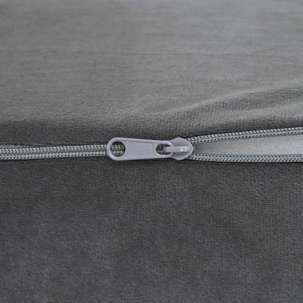 Долен възглавница Едноцветен Сив