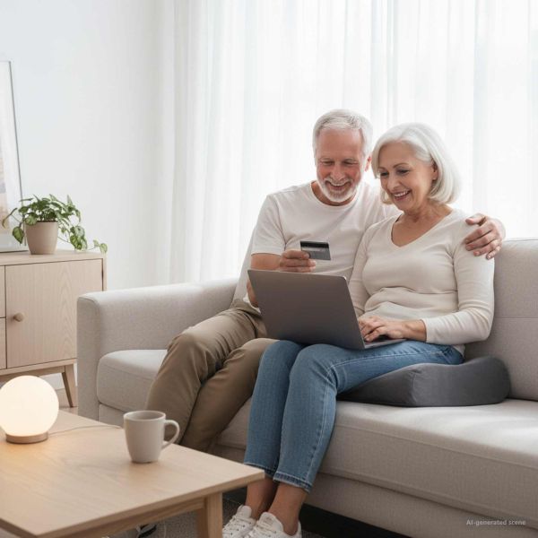 Възглавница за сядане Едноцветен Сив