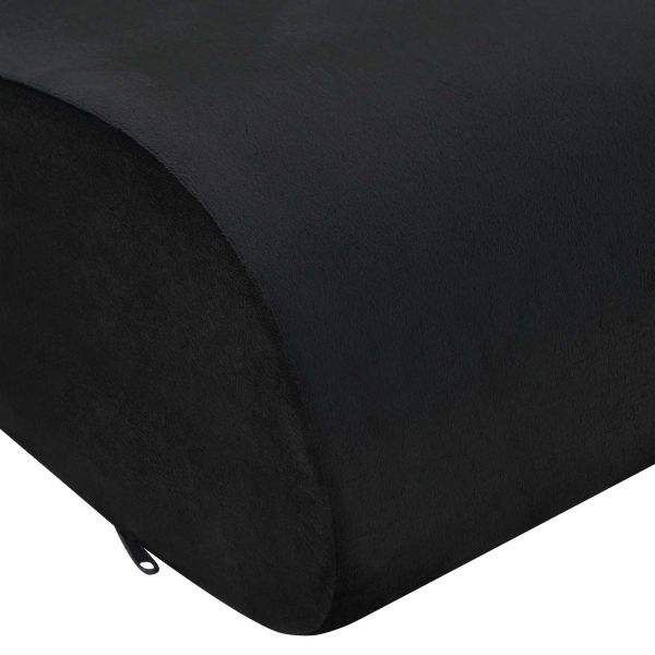 Възглавница за сядане Едноцветен Черно