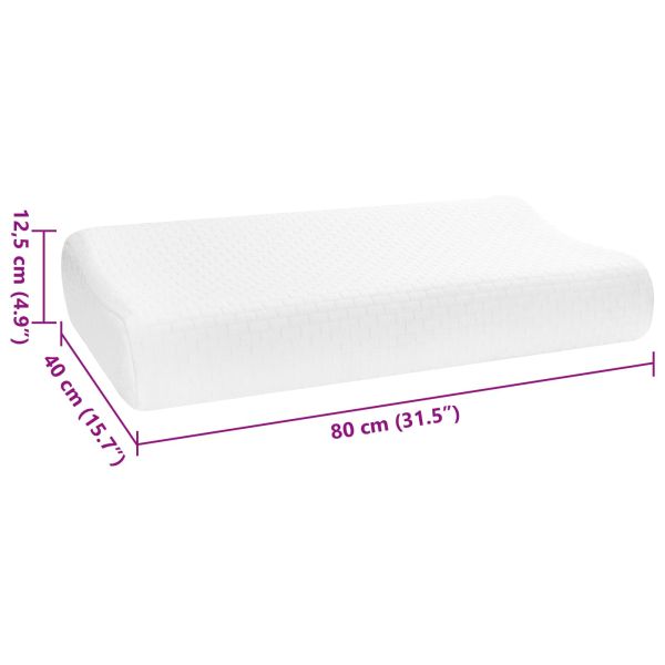Възглавница за спане Едноцветен 80 x 40 x 12 cm