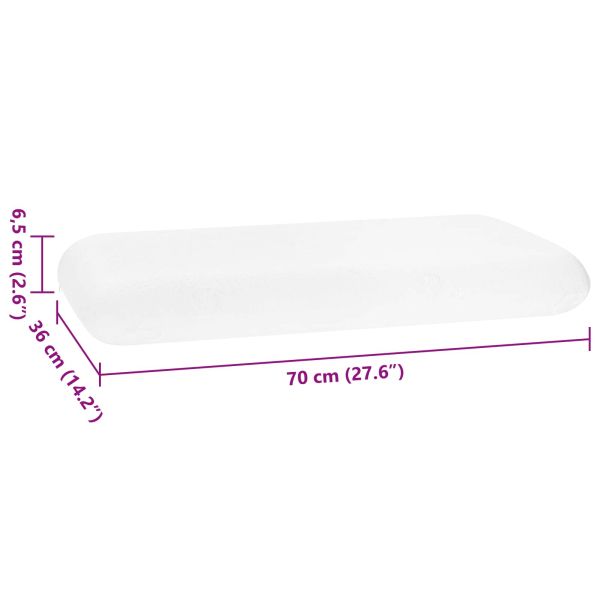 Възглавница за спане Едноцветен 70 x 36 x 13 см