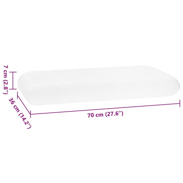 Възглавница за спане Едноцветен 70 x 36 x 13 см