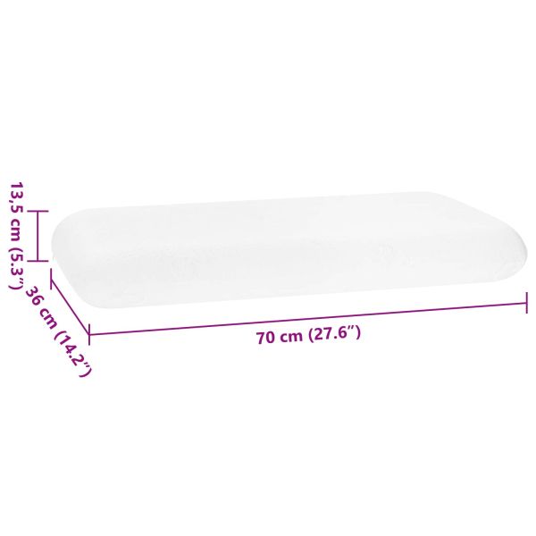 Възглавница за спане Едноцветен 70 x 36 x 13 см