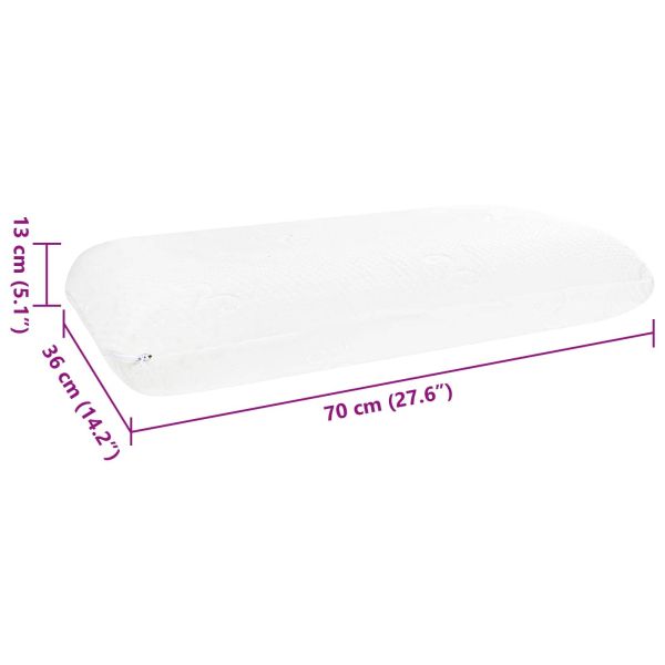 Възглавница за спане Едноцветен 70 x 36 x 13 см