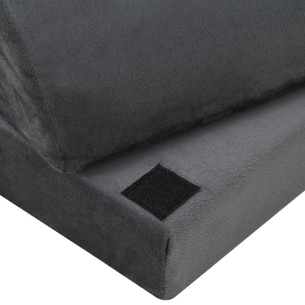 Възглавница за повдигане на крака Едноцветен Сив