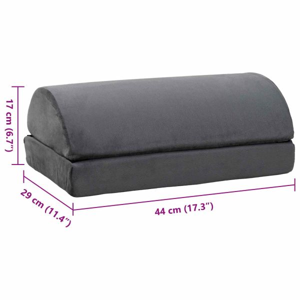Възглавница за повдигане на крака Едноцветен Сив
