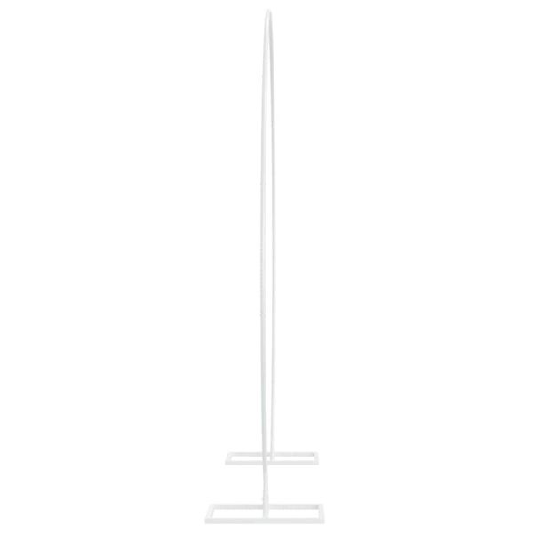 Сватбена арка Бяло 220 x 45 x 200 см Стомана