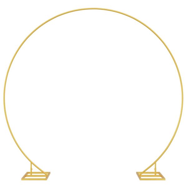 Сватбена арка Златист 220 x 45 x 200 см Стомана