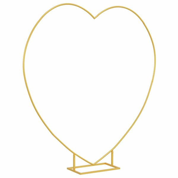 Сватбена арка Златист 195 x 35 x 211 см Стомана