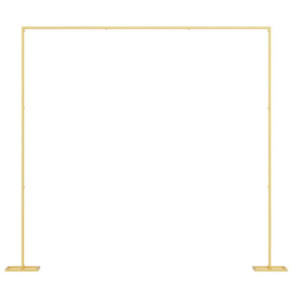 Сватбена арка Златист 338 x 35 x 300 см Стомана