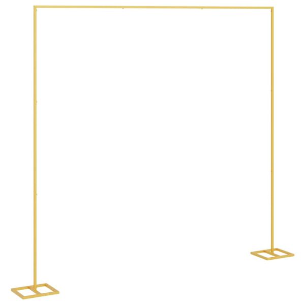 Сватбена арка Златист 338 x 35 x 300 см Стомана