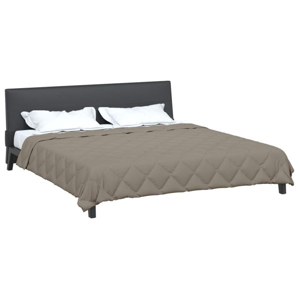 Летен юрган Светлосиво 220 x 240 cm Микрофибър