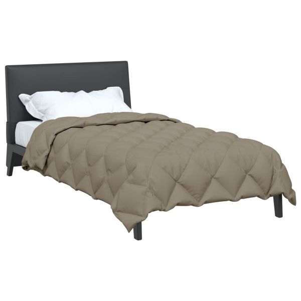 Зимен юрган Светлосиво 200 x 140 cm Микрофибър