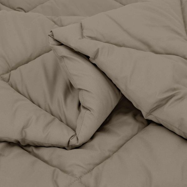 Зимен юрган Светлосиво 200 x 155 см Микрофибър