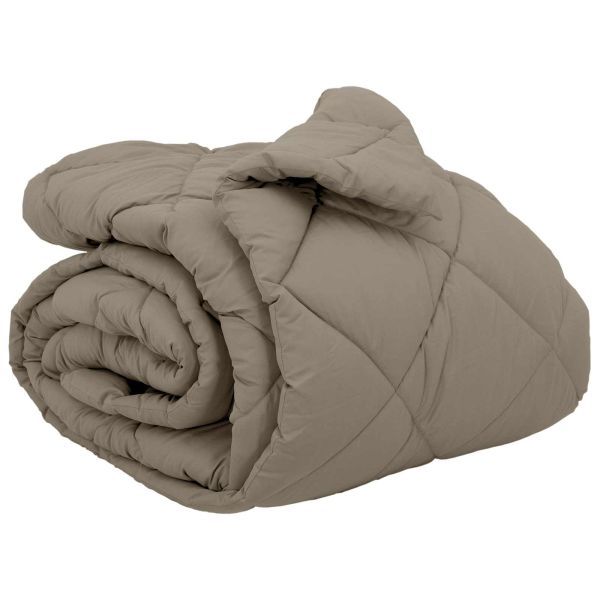 Зимен юрган Светлосиво 220 x 260 cm Микрофибър